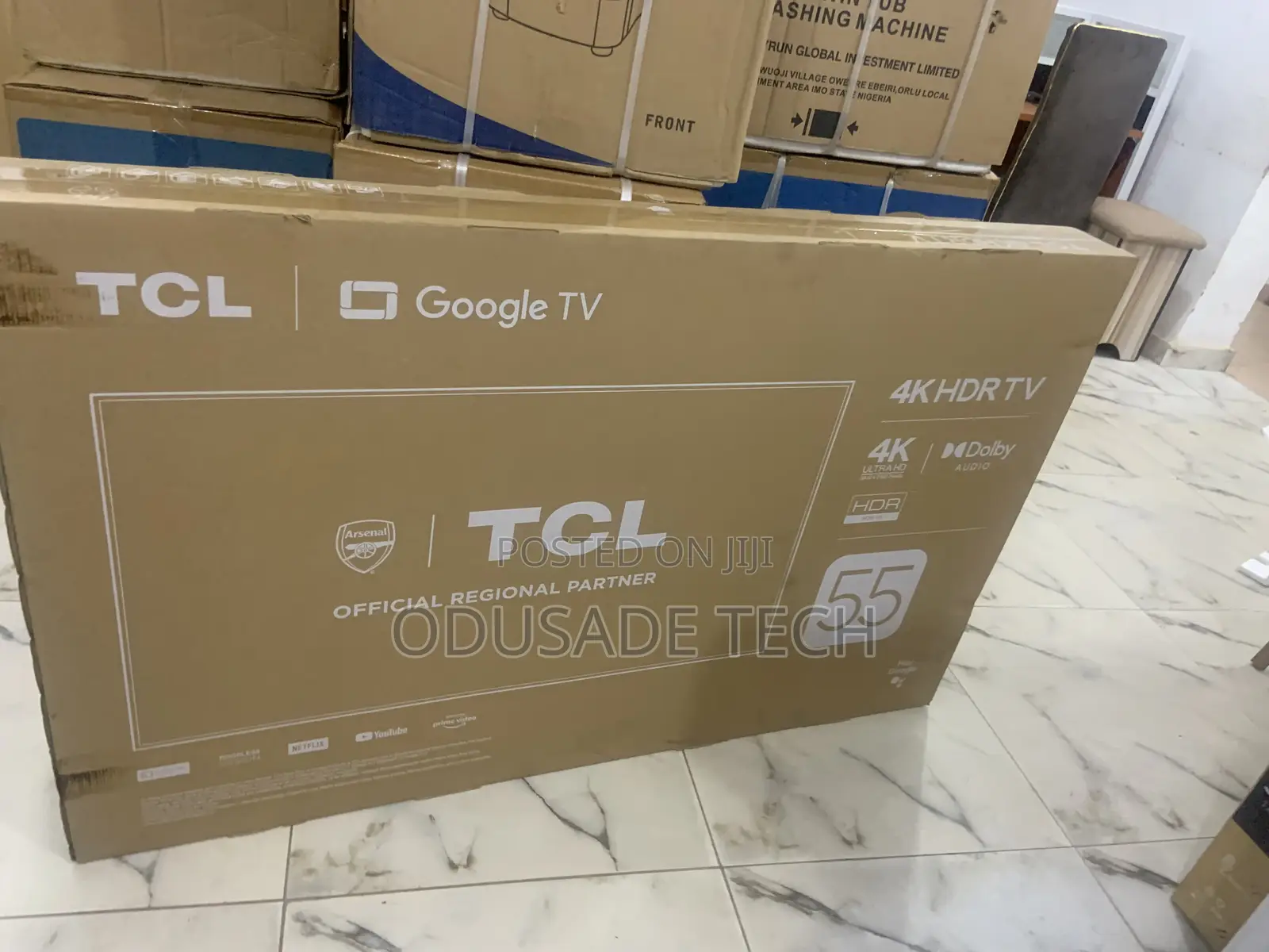 Prodigy Displaytcl 55inch Smart UHD Android HDR Google TV
