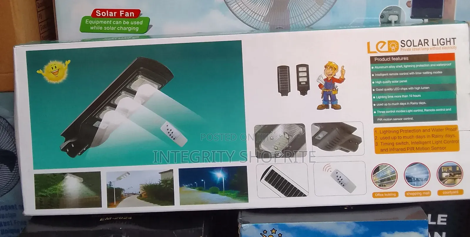 LCD Solar Light
