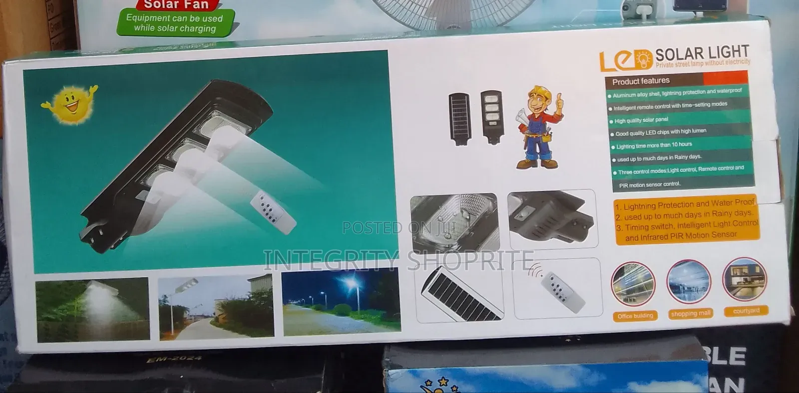 LCD Solar Light