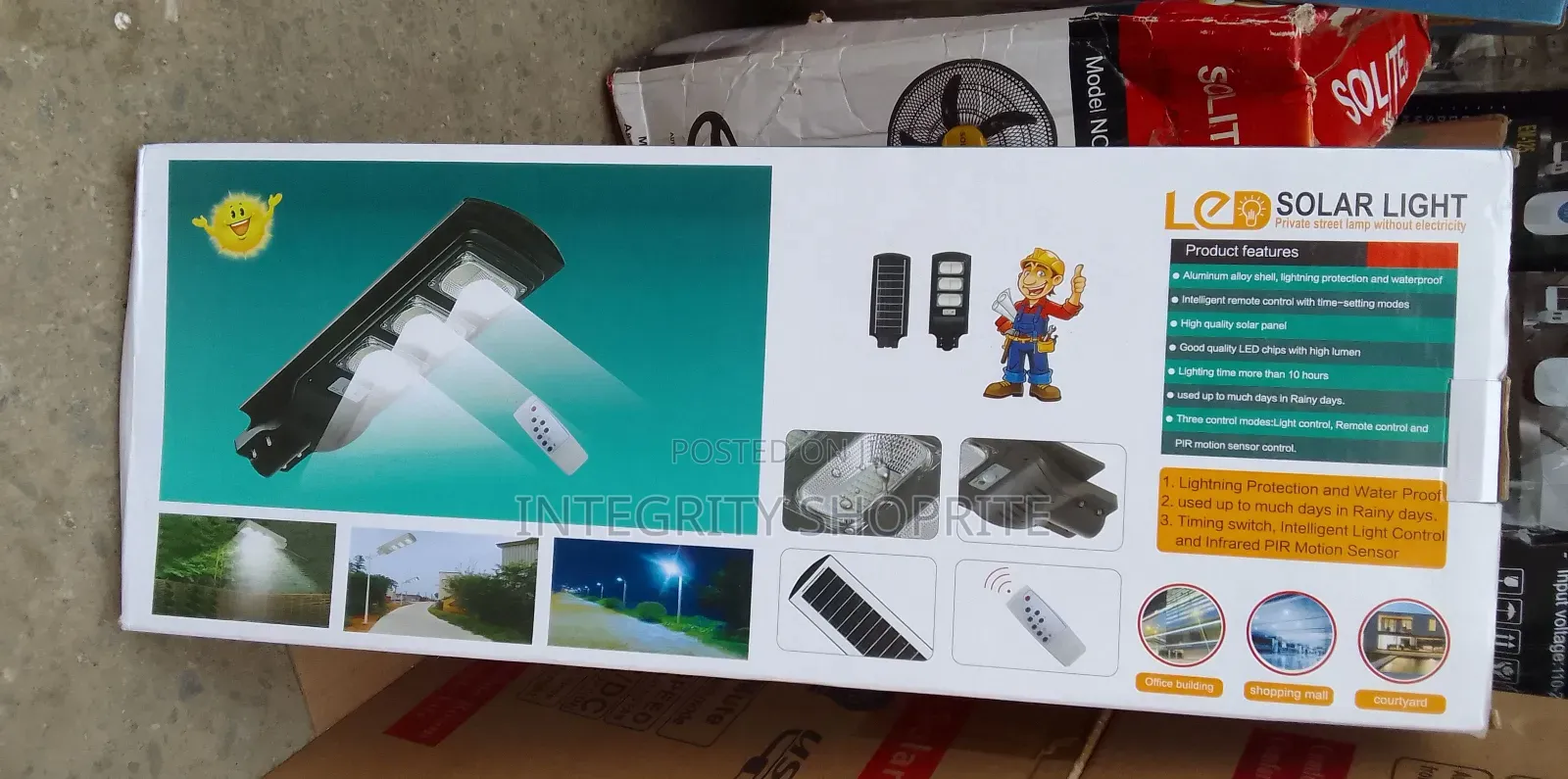 LCD Solar Light