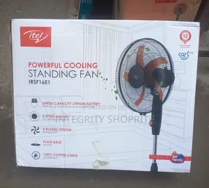 Itel Powerful Cooling Standing Fan Irsf16e1
