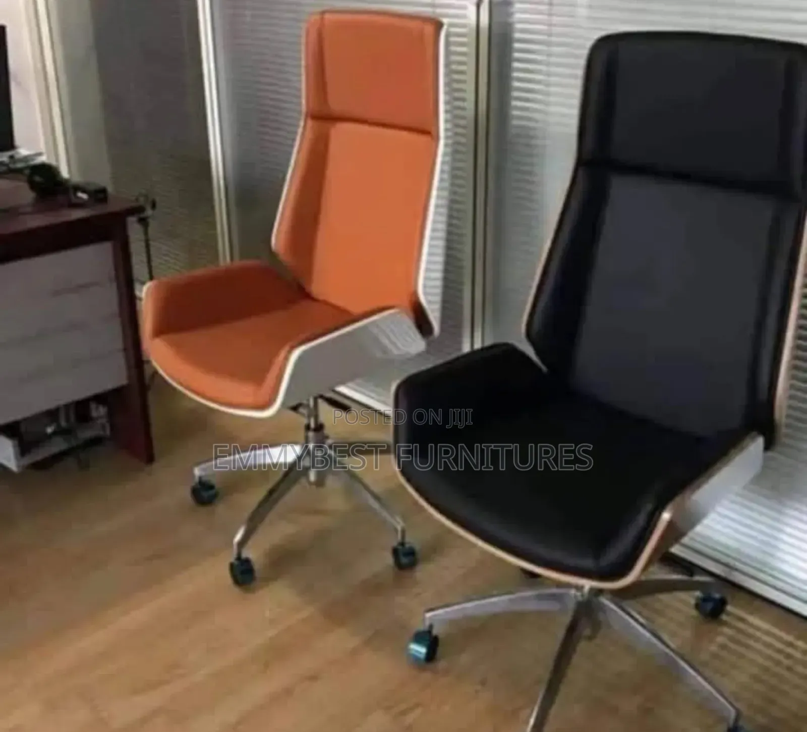 Executive Armless Chairs.