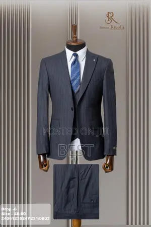 Luxurious Turkish Stripe 3pis Quality Suit For Men