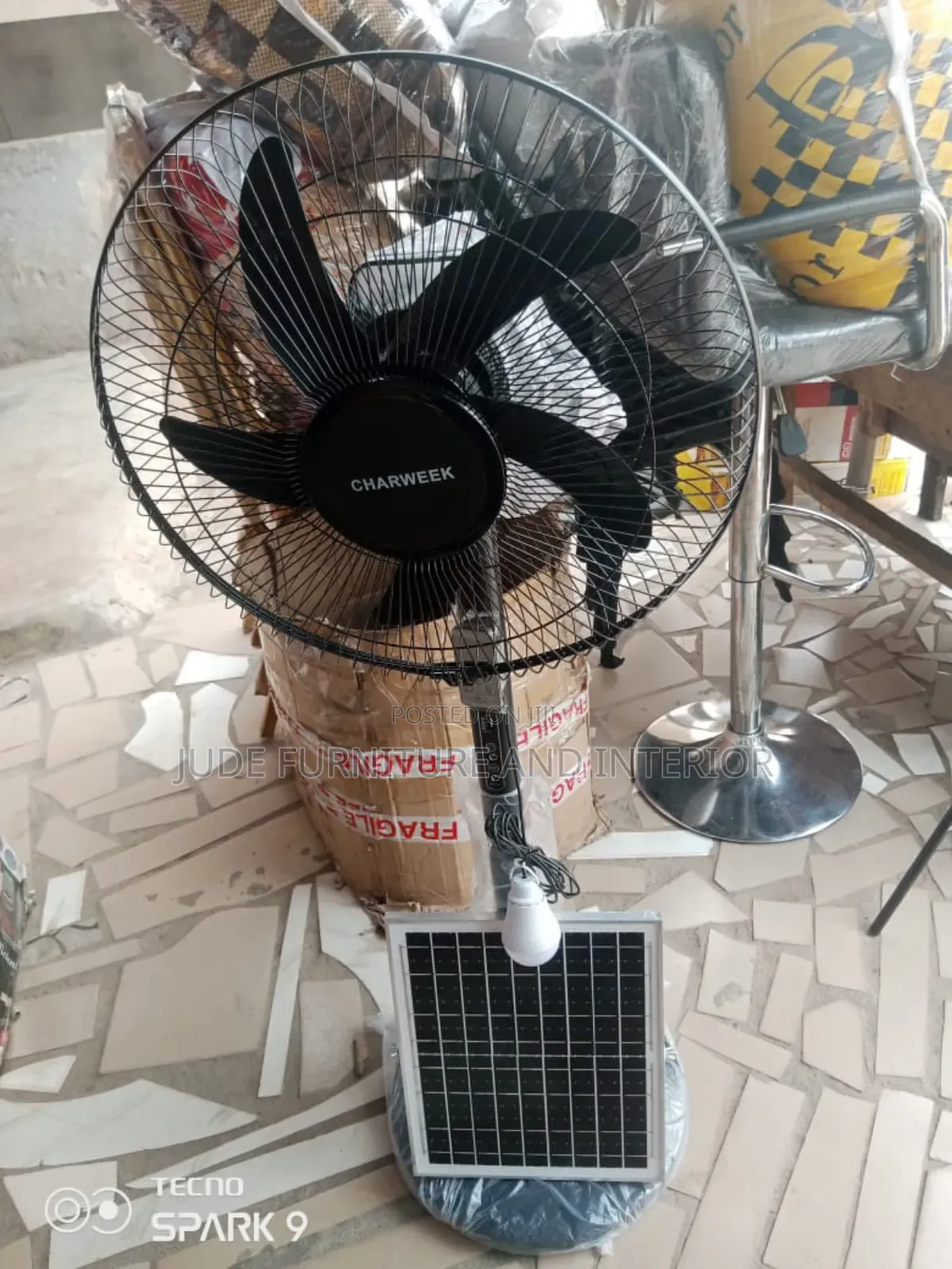 Solar Fan With Remote