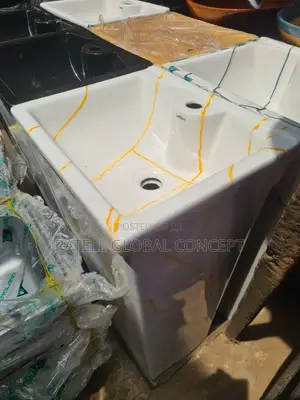 Yellow Lightening Design Dining Wash Hand Basin