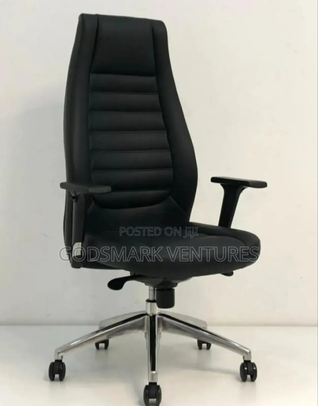 Executive Office Chair Swivel With Original Leather.