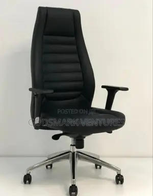 Executive Office Chair Swivel With Original Leather.