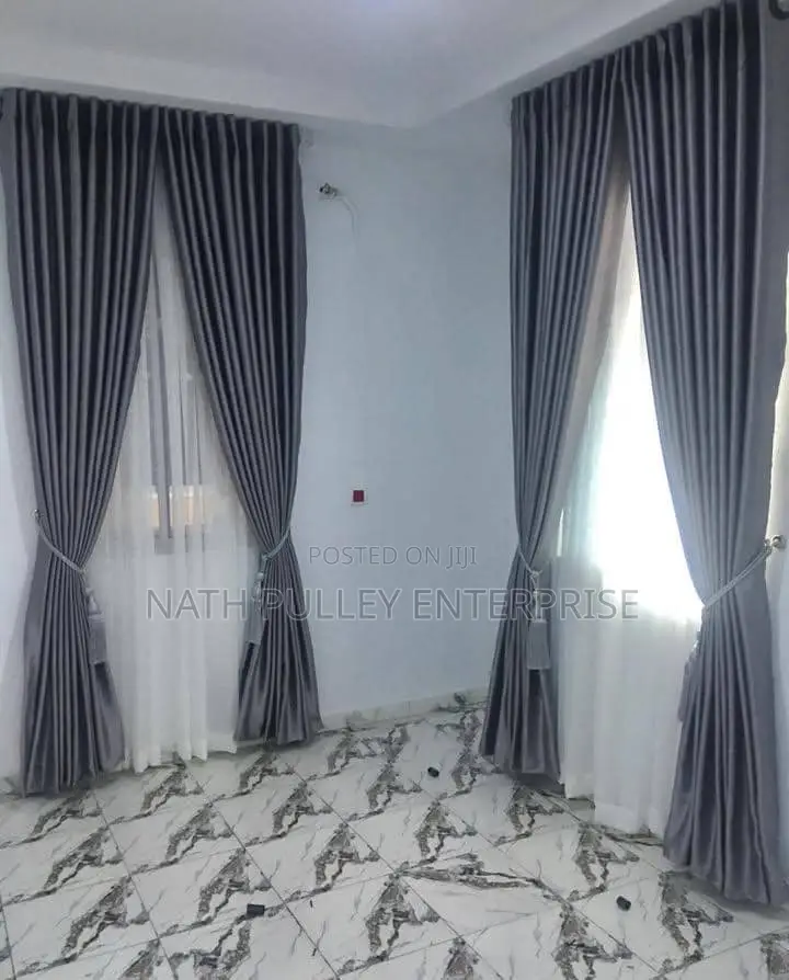 Luxury Grey Home Curtains