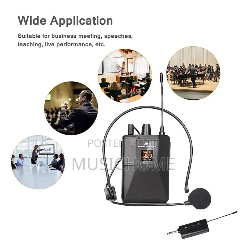Lavalier Miniature Wireless UHF Microphone