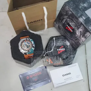 G-shock Patterned Orange Strap