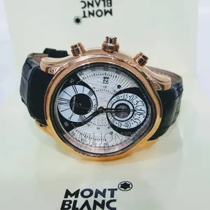 Montblanc Leather Strap Watch
