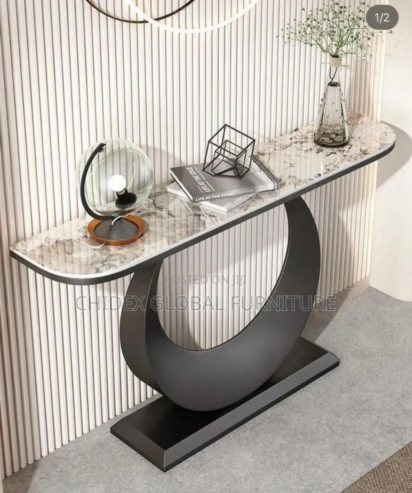 Console Base With Marble