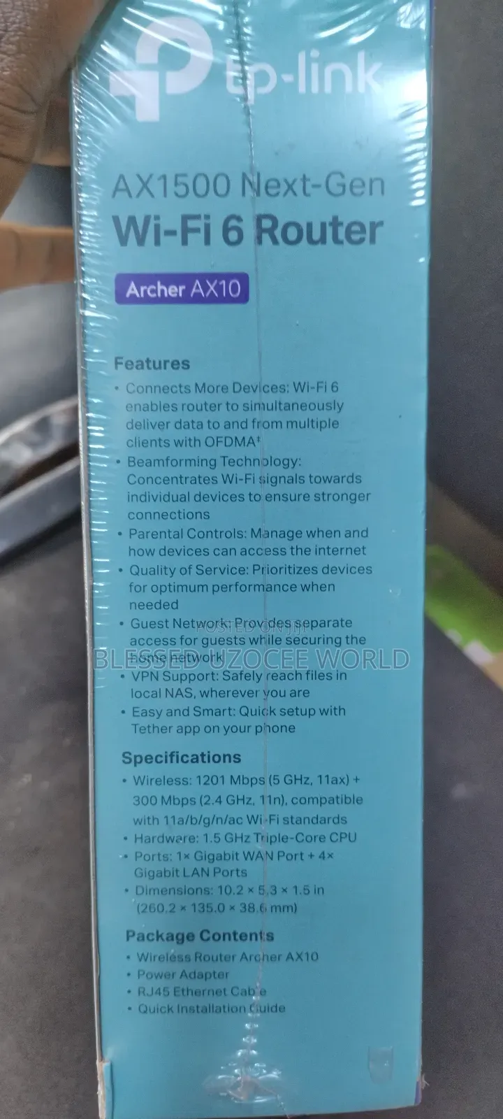 Tplink Archer AX10 Next- Gen Wifi 6 Router AX1500