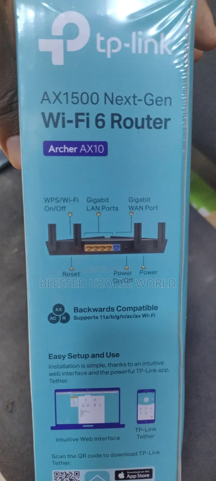 Tplink Archer AX10 Next- Gen Wifi 6 Router AX1500