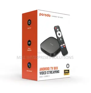 Porodo Android TV Box 1+8 GB Support 
