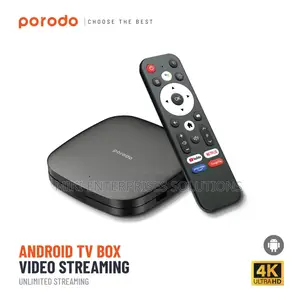 Porodo Android TV Box 1+8 GB Support 