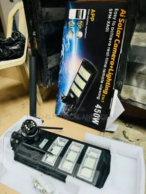 9eye All In1 Solar Street Light With Camera Quality Bright