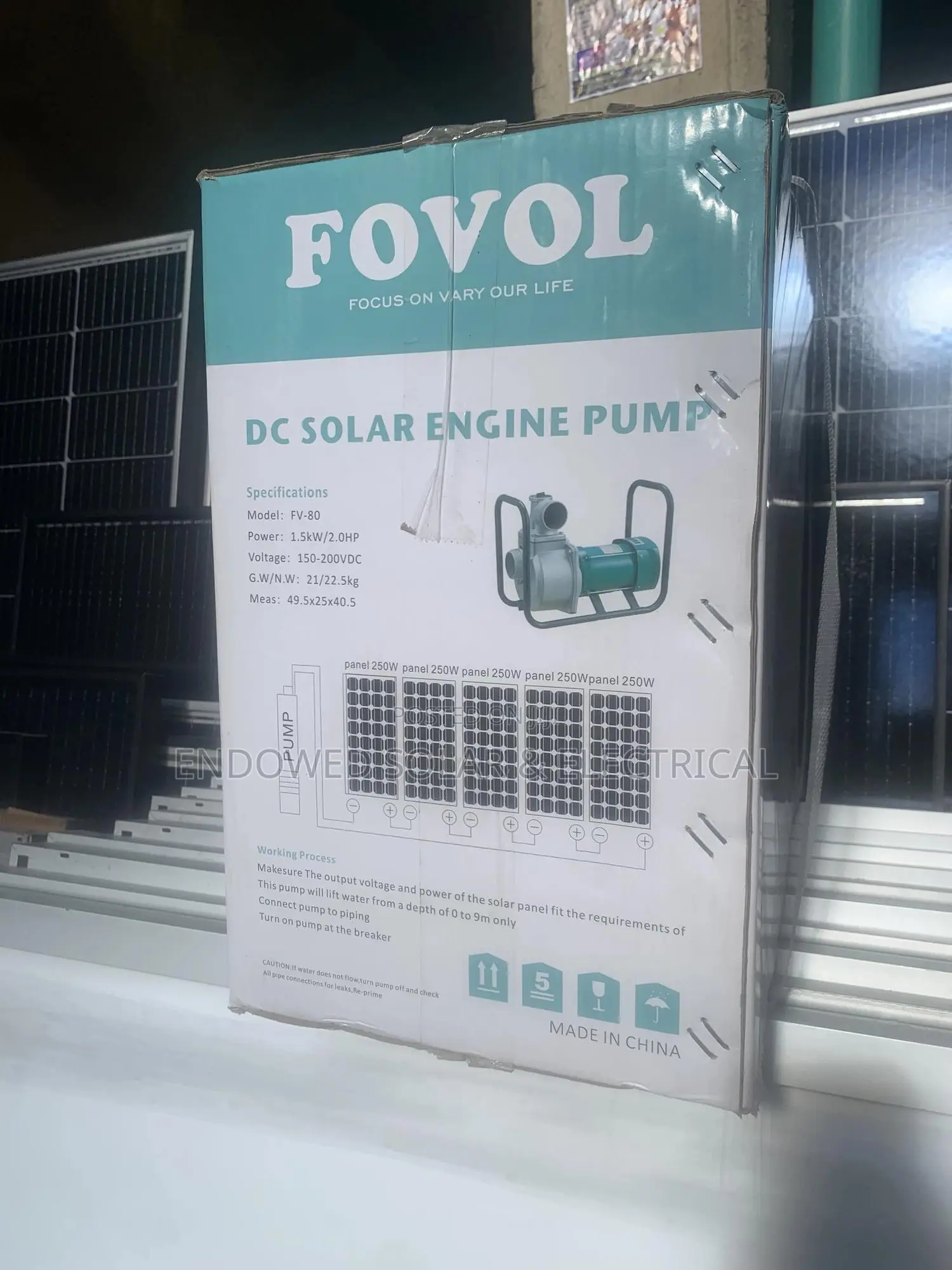 3inchs Dc Solar Engine Pump