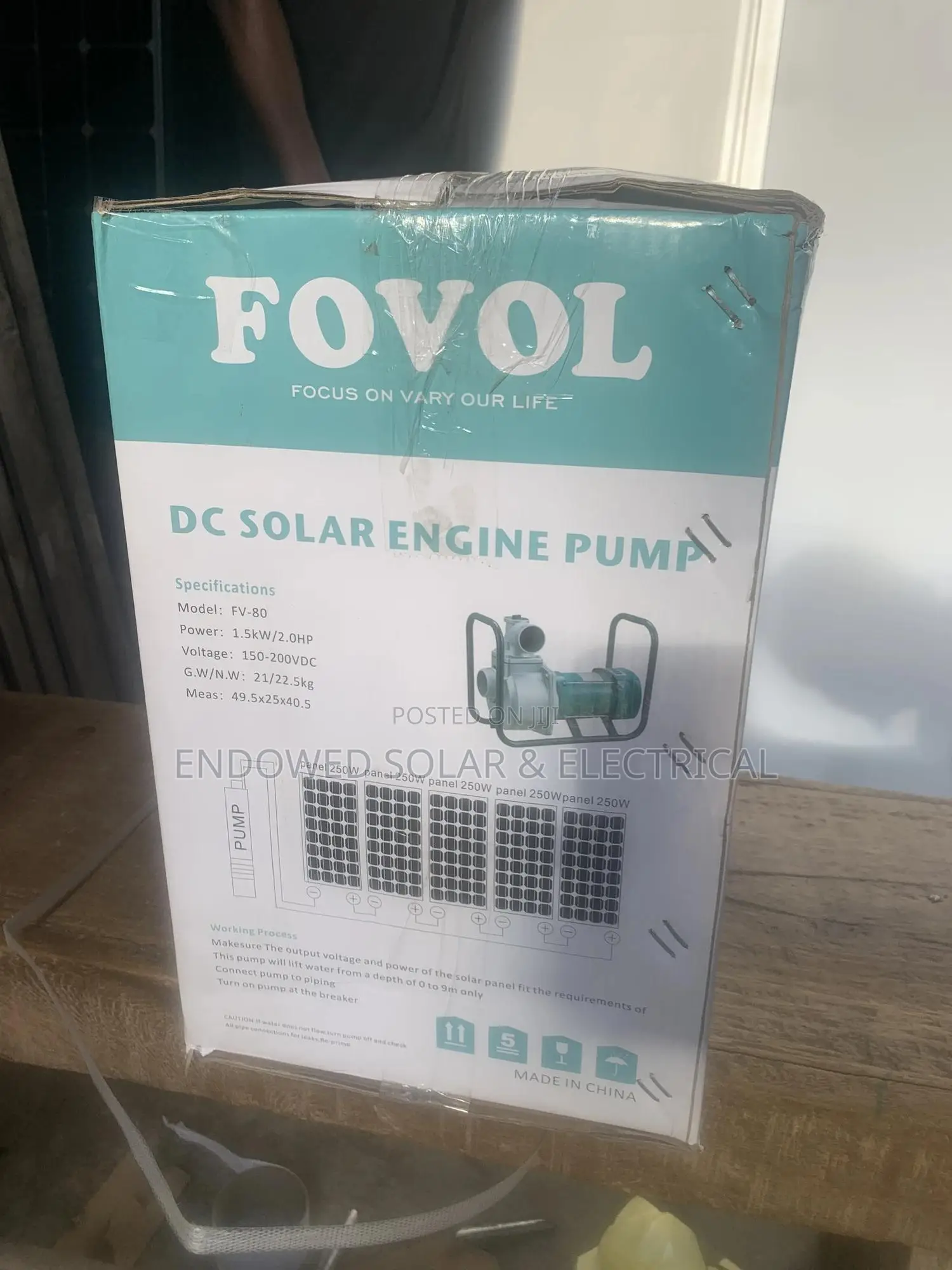 3inchs Dc Solar Engine Pump