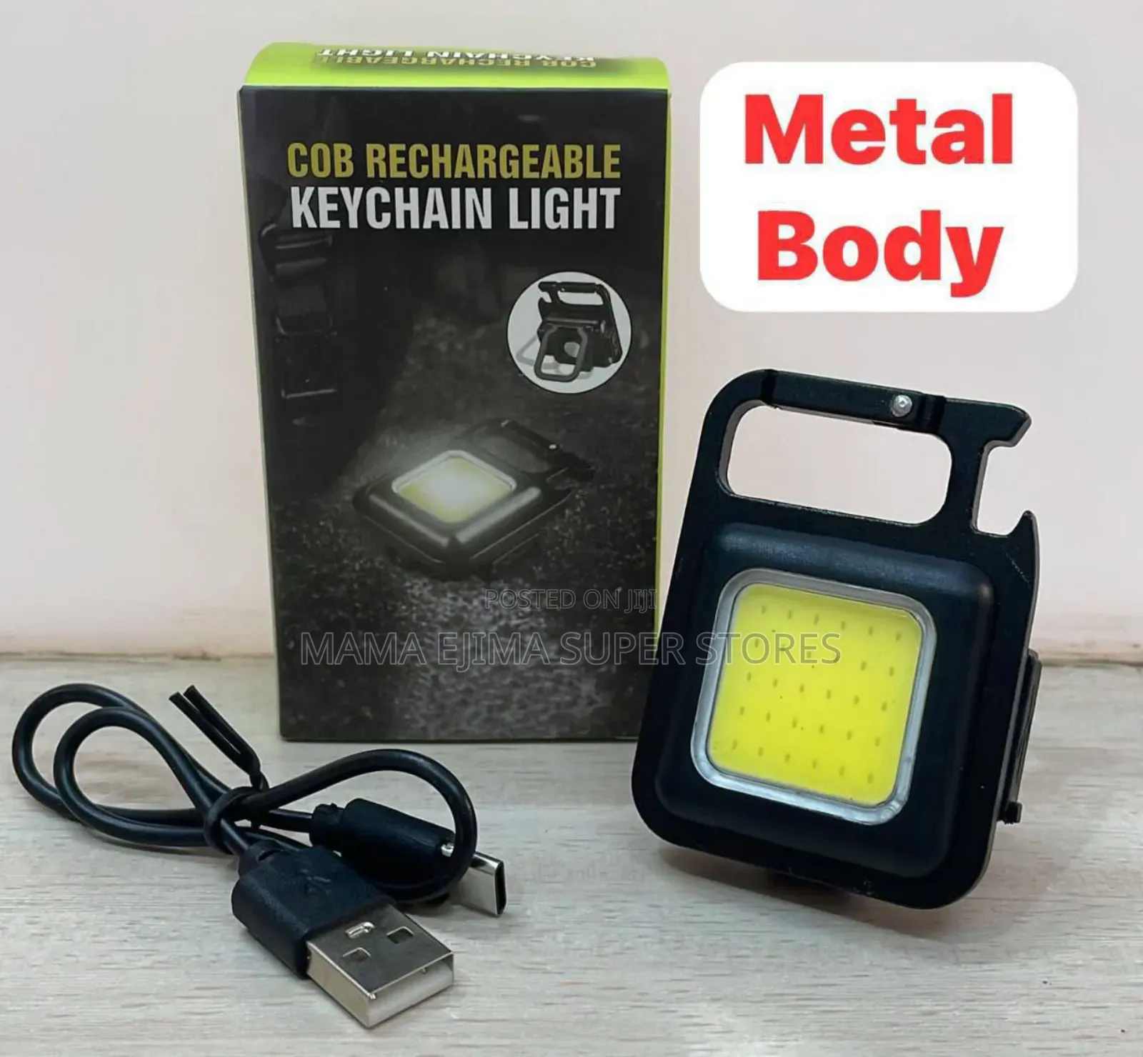 Cob Rechargable Key Chain Light