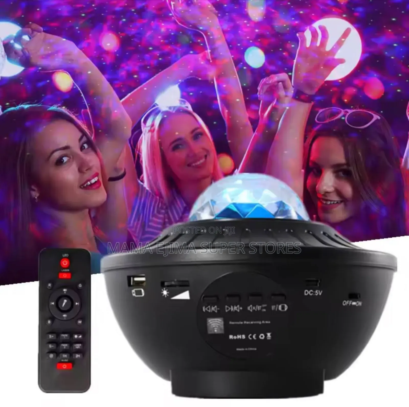 LED Starry Sky Projection Light USB Remote Control Bluetooth