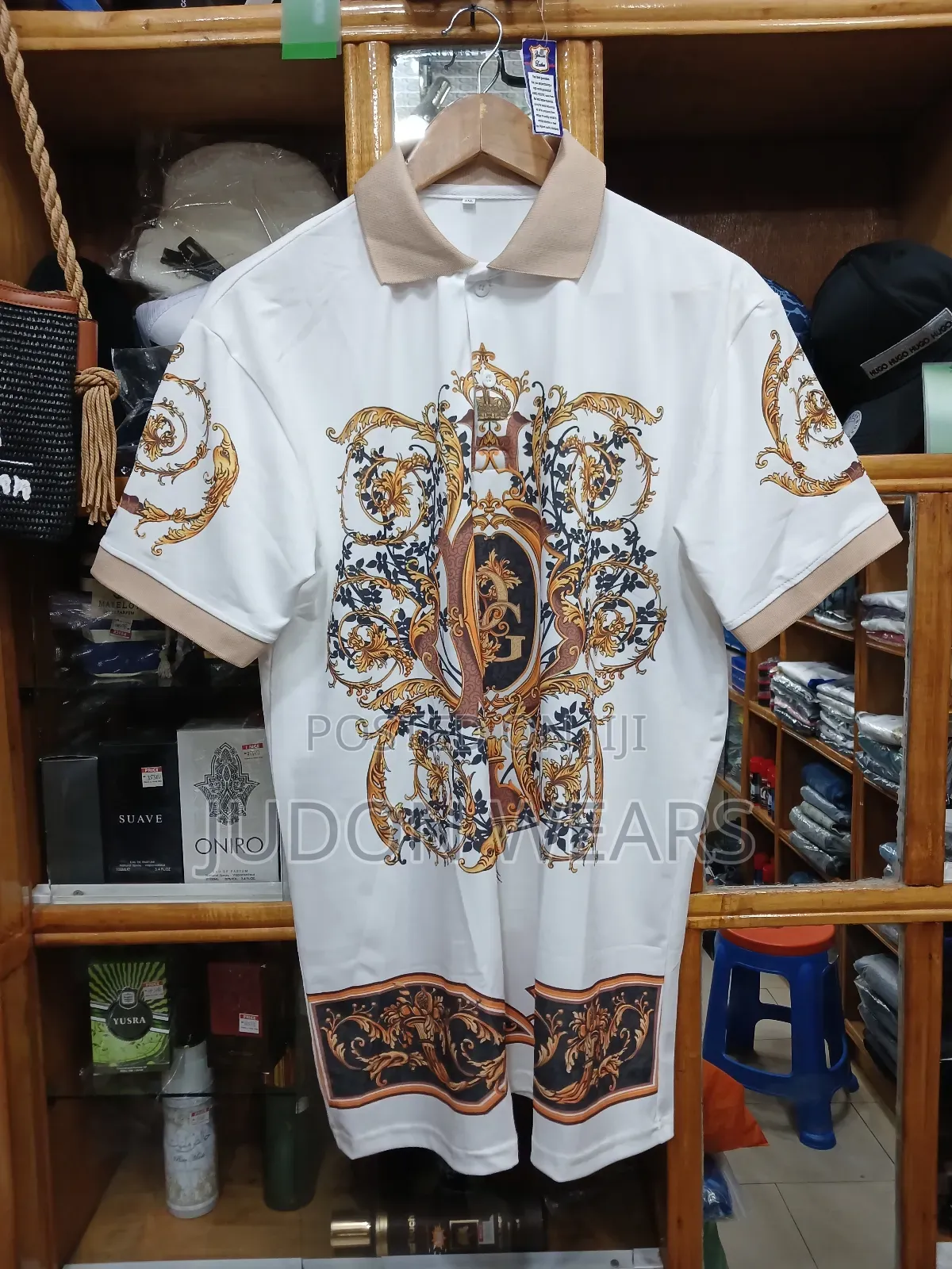 Unique White D and G Polo