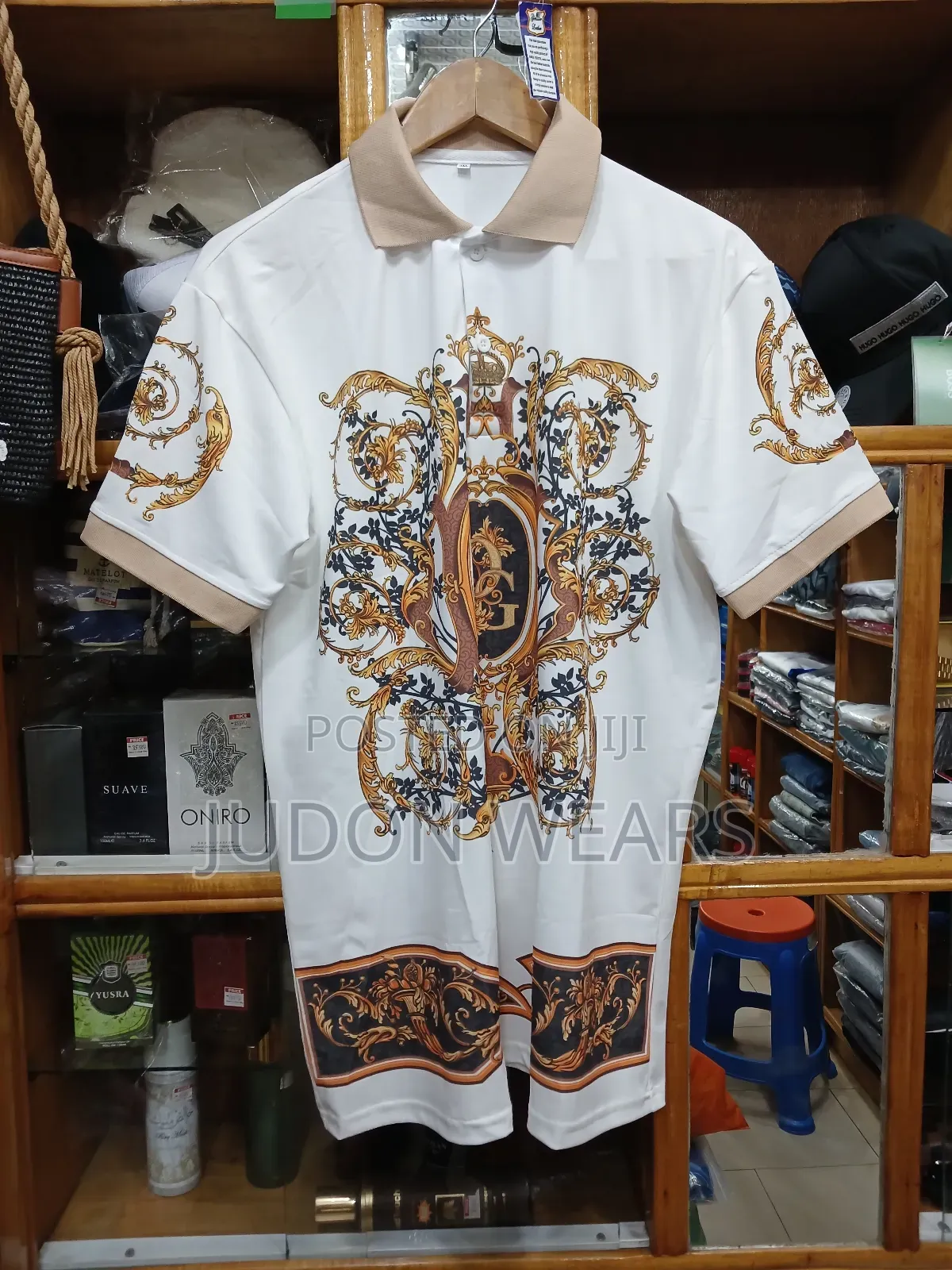 Unique White D and G Polo