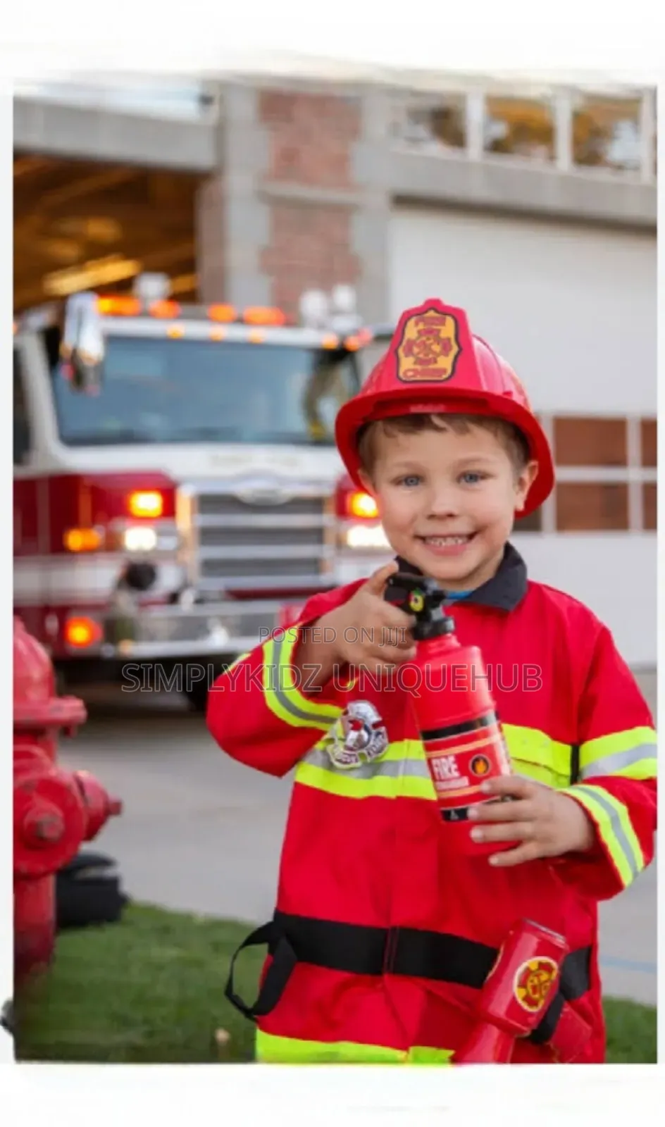 Fire Fighter Costume For Children