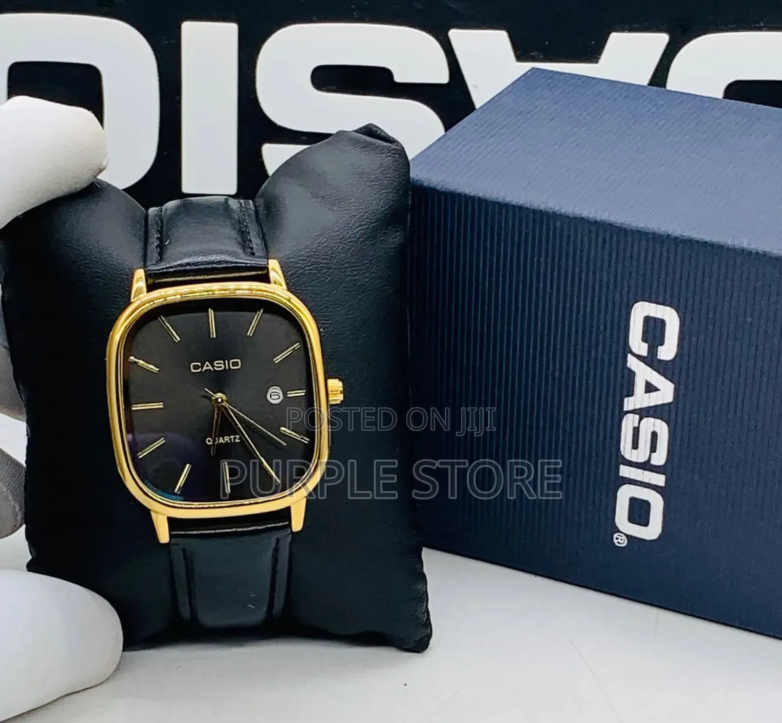 Casio~Unisex~Leather