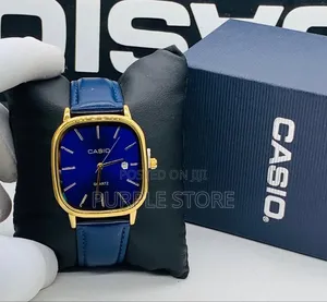 Casio~Unisex~Leather