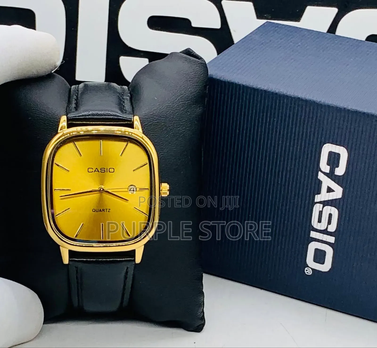 Casio~Unisex~Leather