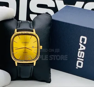 Casio~Unisex~Leather