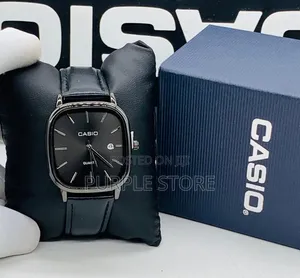 Casio~Unisex~Leather