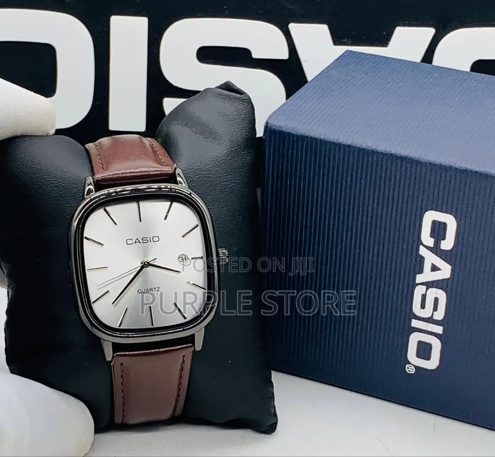 Casio Analog~Unisex~Leather