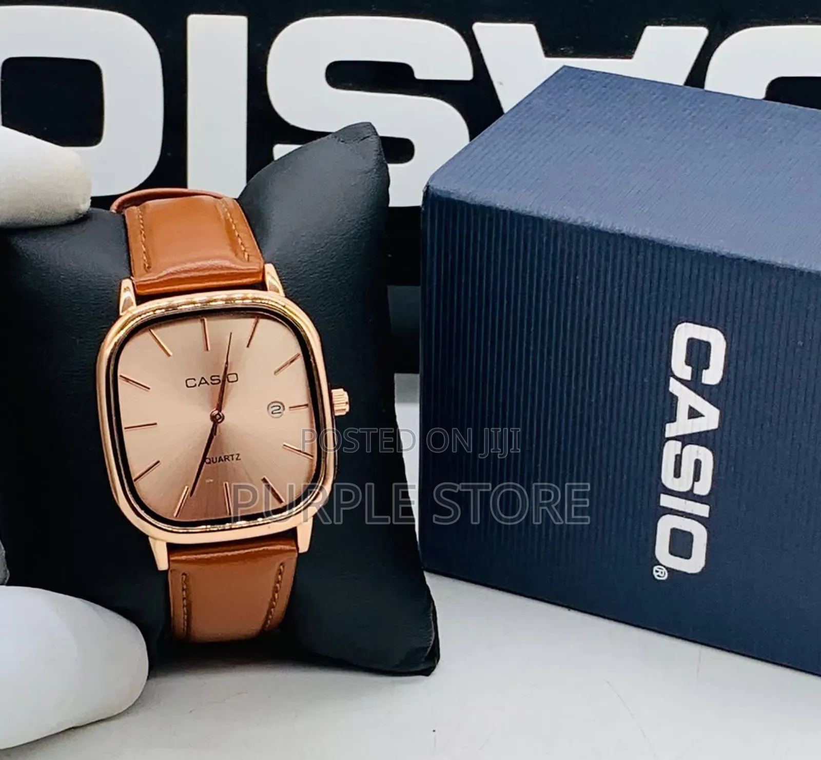 Casio Analog~Unisex~Leather