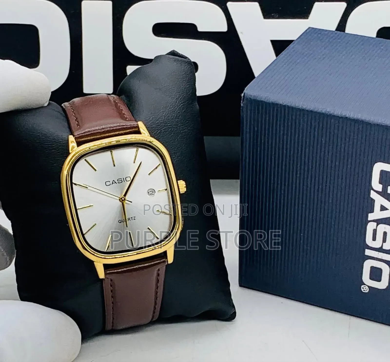 Casio Analog~Unisex~Leather