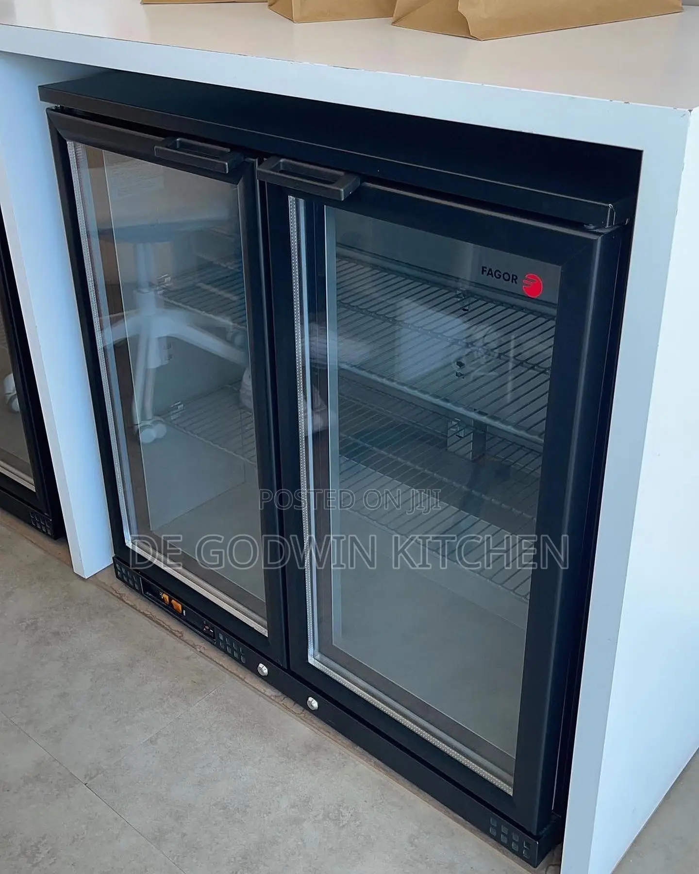 Display 2door Black Chiller