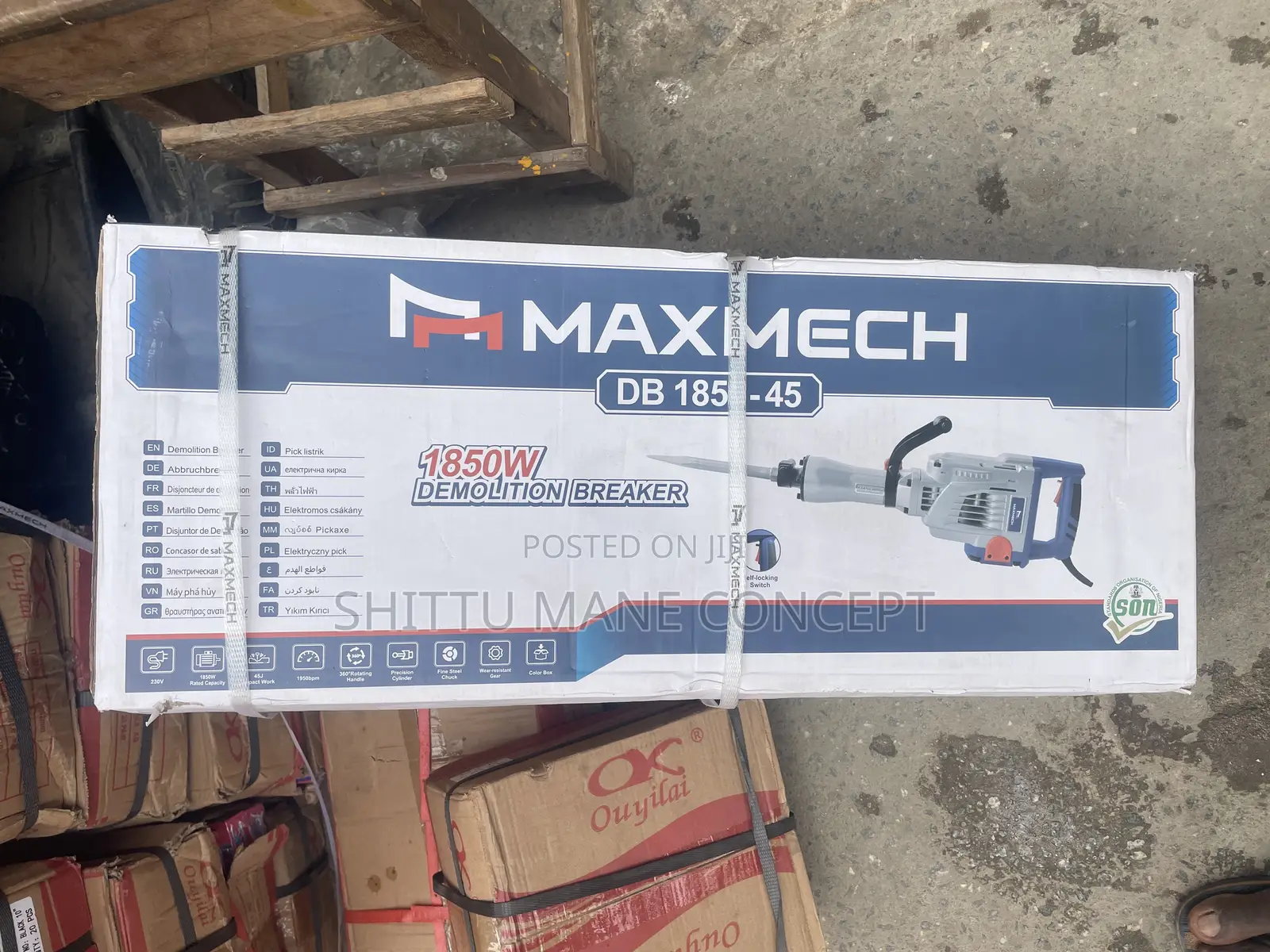 Demolition Breaker DB 1850 - 45 Maxmech