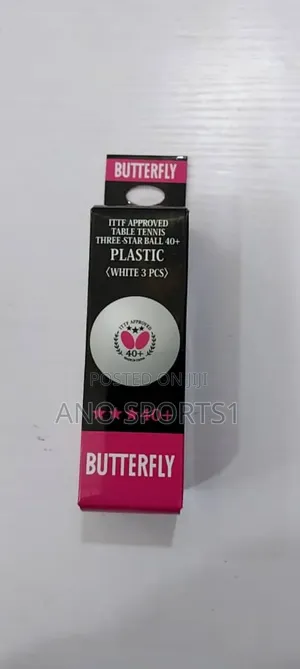 Butterfly Table Tennis Balls (A Pack of 3 Pcs)