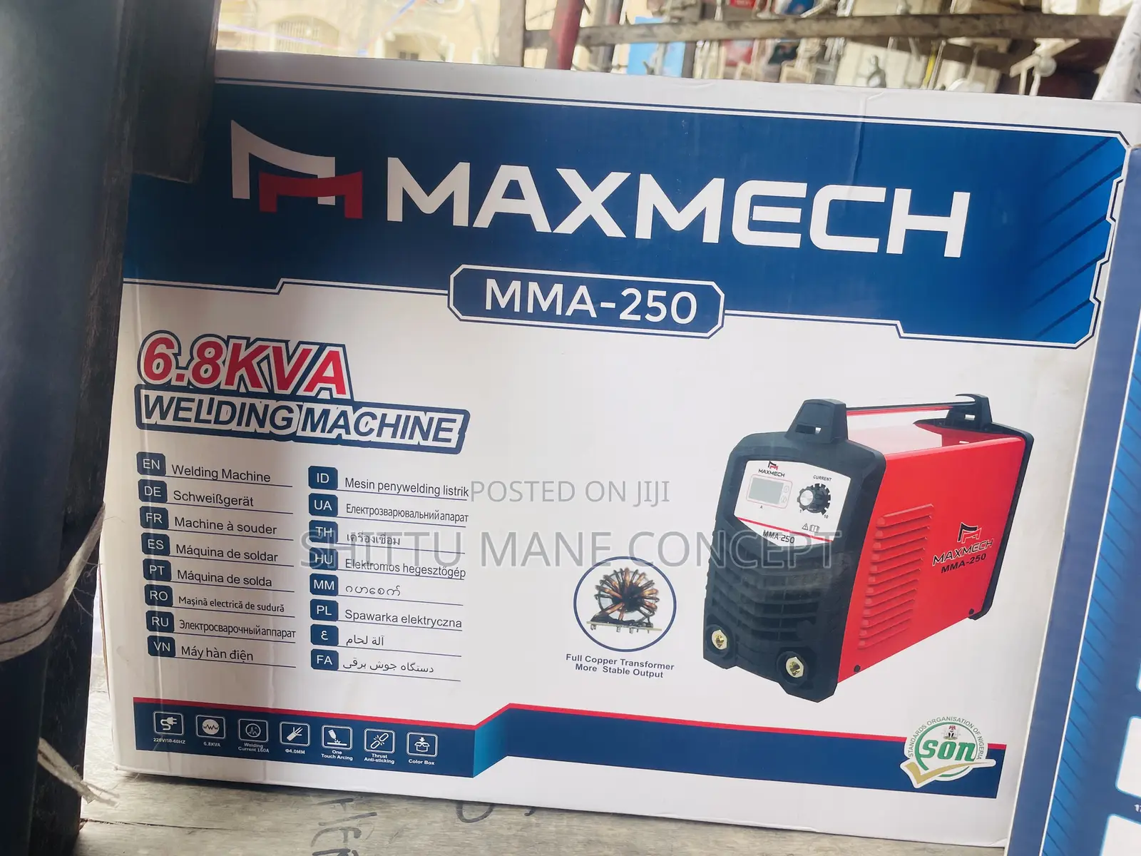 Maxmech Mma-250 6.8kva Welding Machine