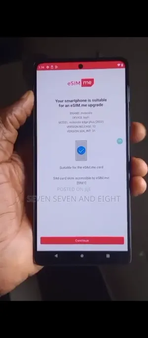 Motorola Edge+ 5G UW (2022) 512 GB Blue