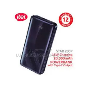Itel Power Bank - 20000mah
