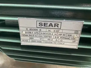 3 Phase Induction Surface Sears Water Pump 30HP