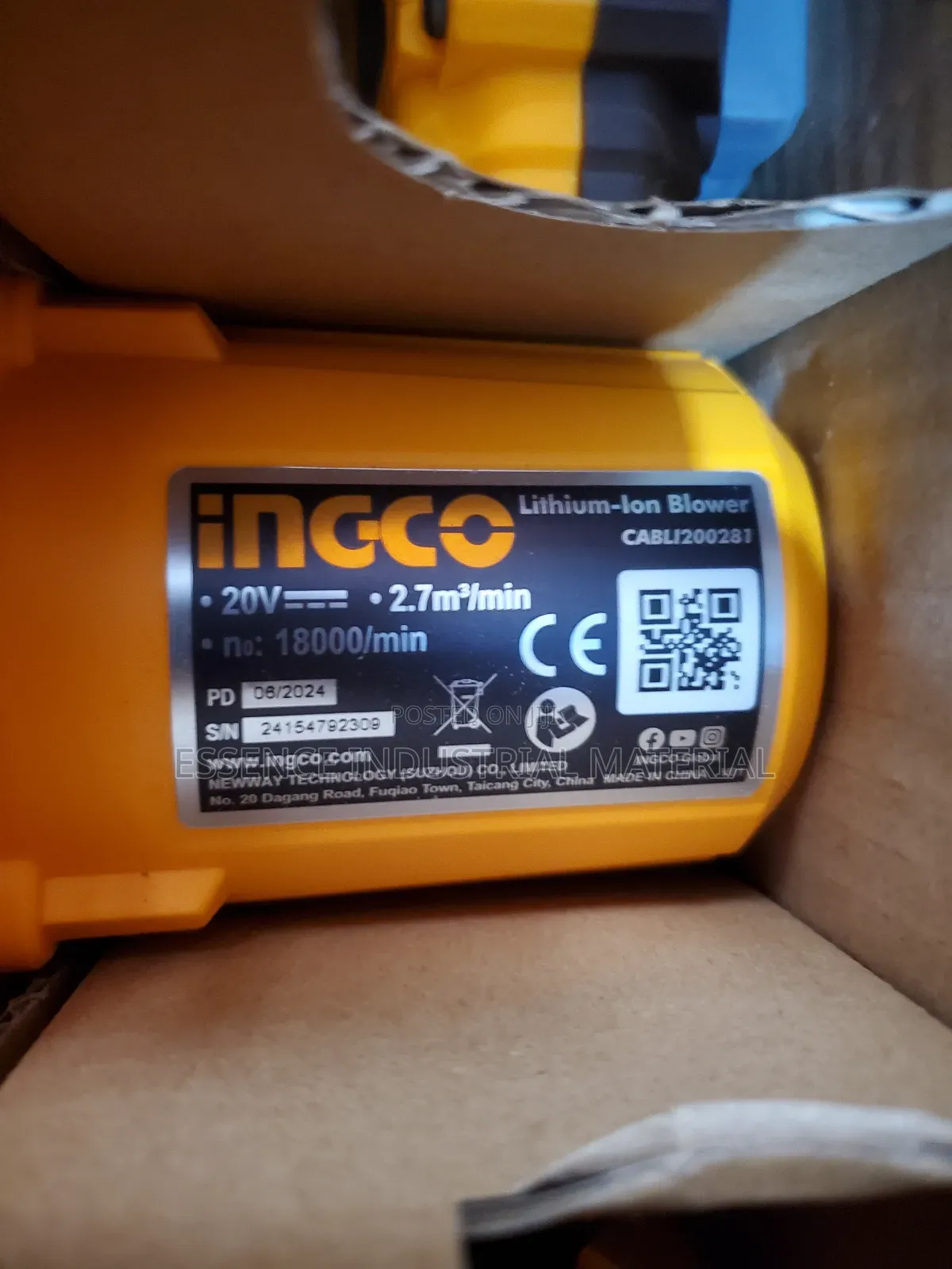 Hot Sales Rechargeable INGCO Hand Blower