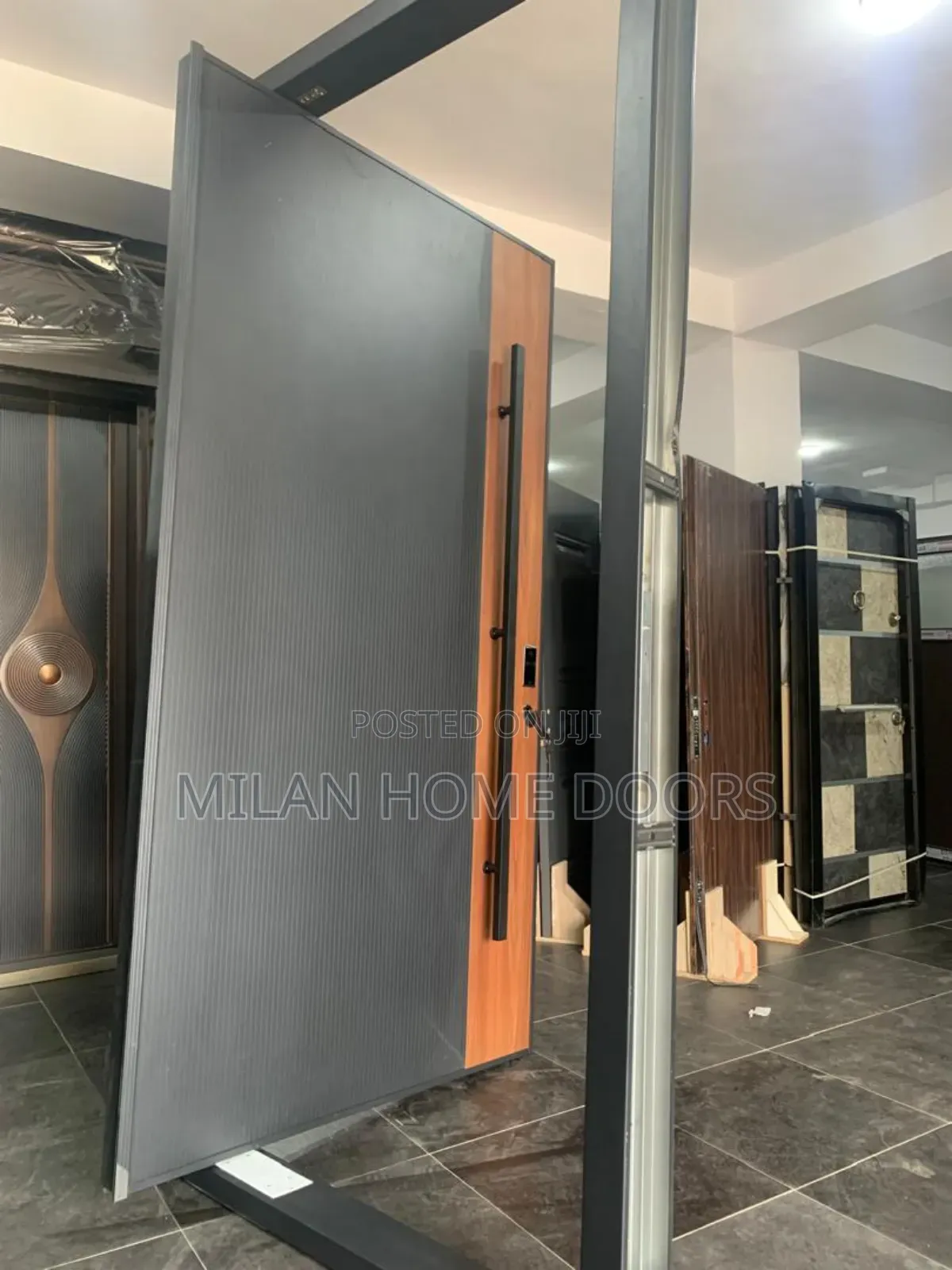 Pivot Security Door With Fingerprint 5ft by 8ft