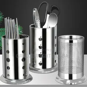Stainless Cup Cutlery/Straw Holder