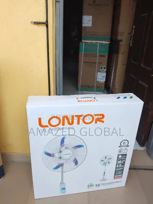 Lontor 18" Inches Rechargeable Standing Fan