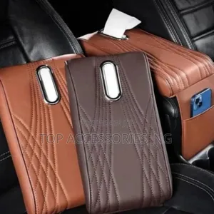 Armrest Cover With Tissue Box
