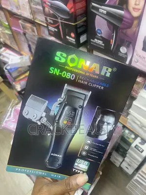 SN-080 Sonar Professional Rechargeable Hair Clipper