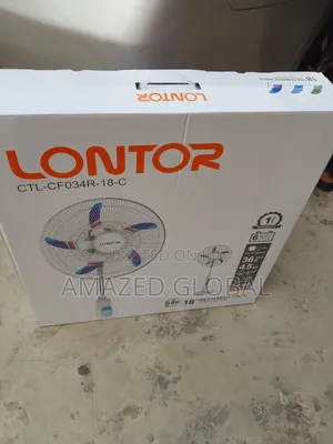 Rechargeable 18" Remote Control Lontor Standing Fan